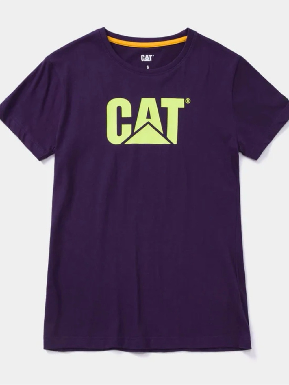 Women’s Caterpillar CAT Equipment TM Logo T-shirt Purple